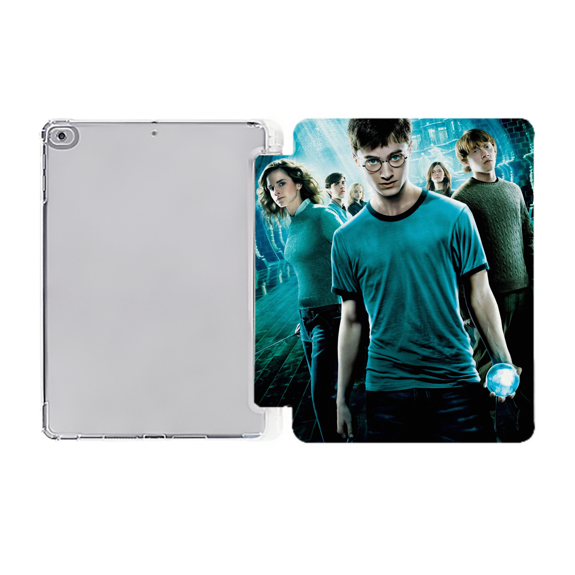 （画像用） Harry Potter ハリー・ポッターシリーズ IPad ケース ペン収納付き 三つ折りスタンド PUレザー×シリコン 対応機種9.5/10.5/10.9インチ